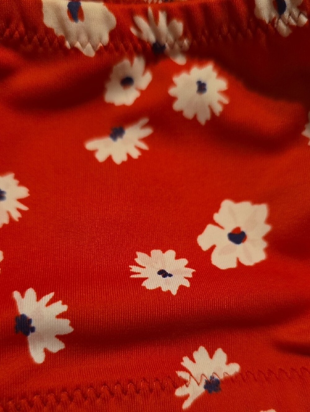 Elomi Red Floral Underwire Sweetheart Bikini Top US 36i - Picture 7 of 7